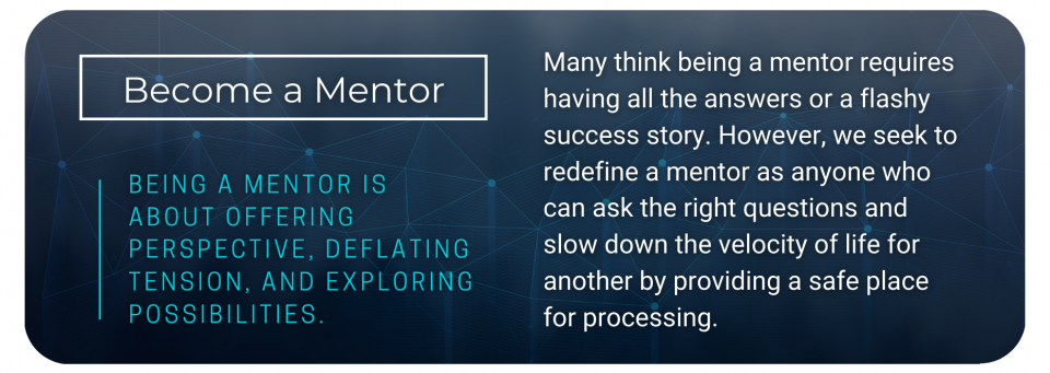 Become a Mentor infographic